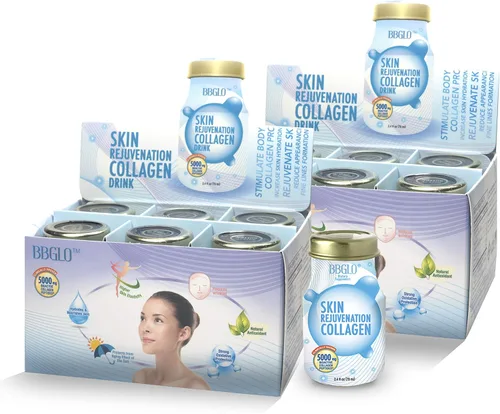 Vista 5 de BBGLO® Skin Rejuvenation - Bebida de colágeno – Complejo antienvejecimiento, 2.4 onzas líquidas (paquete de 6 botellas, original)
