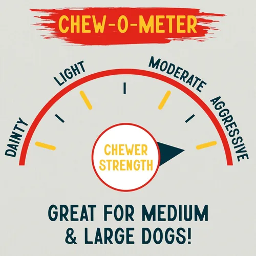 Vista 7 de Canine Chews Huesos de cuero crudo de 10 a 11 pulgadas para perros grandes, masticables duraderos de cuero crudo para perros, rollos de retriever