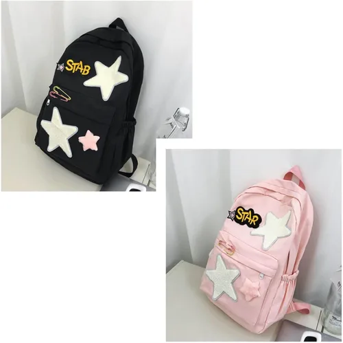 Vista 4 de Mochila de Halloween Y2K, linda mochila estética Kawaii para mujer, Rosado, Mochilas Daypack