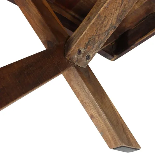 Vista 6 de Coffee Table Mixed Recycled Wood 43.3"x23.6"x17.7" Modern Coffee Table for Living Room Dining Table Center Table for Living Room Mesas De Centro