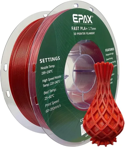 Vista 13 de EPAX Alta Velocidad PLA+ Filamento para Impresora 3D, Filamento para Impresión 3D PLA Rápido, 1.75mm, Precisión Dimensional +/- 0.03 mm, Carrete