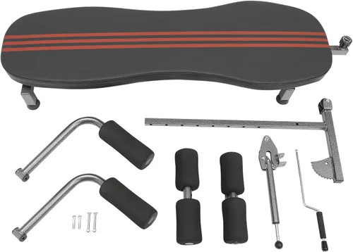 Vista 5 de Banco de descompresión elástico para espalda, mesa de descompresión, para aliviar el dolor, mesa de inversión, banco de entrenamiento para el hogar