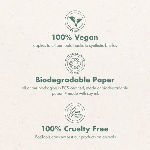 Vista 7 de EcoTools 360 Ultimate Blend - Kit de brochas de maquillaje, para base de crema, líquido y polvo, rubor y bronceador, maquillaje pulido y mezcla