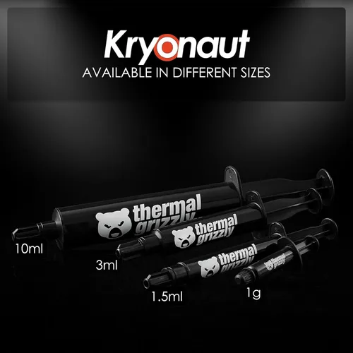 Vista 4 de Pasta térmica térmica para CPU Grizzly Kryonaut - Kit de pasta térmica de PC de alto rendimiento para enfriar todos los procesadores, tarjetas