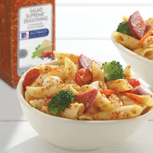 Vista 6 de McCormick Culinary Salad Supreme Seasoning, 24 onzas, un recipiente de 24 onzas de condimento para ensaladas con especias de alta calidad, uso