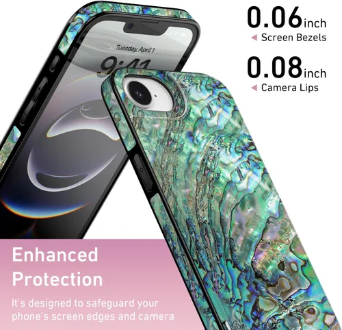 Vista 1298 de LETO para iPhone 15 Pro Funda tipo cartera - Tapa tipo folio con patada - Diseños de moda - Tarjetero - Funda protectora para mujeres y niñas - 6.1