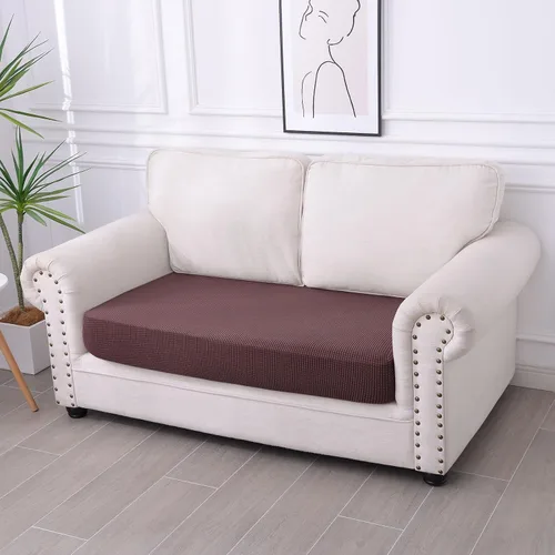 Vista 8 de hyha Fundas impermeables para sofá seccional, fundas de cojín Beige