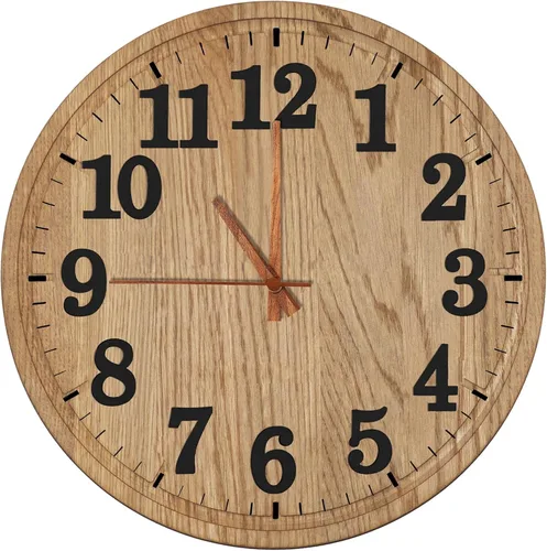 Vista 7 de Jetec Kit de números de reloj de madera de 75 piezas en 5 juegos de números de reloj árabe, accesorios autoadhesivos para decoración de bricolaje