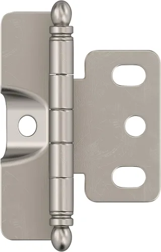 Vista 9 de Amerock PK3175TBBBZ Bisagra de gabinete Grosor de puerta de 3/4 pulg. (19 mm) Inserción completa Envoltura completa Punta de bola Dorado