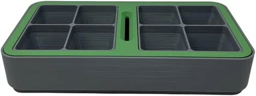 Vista 6 de Chatelet Juego de bandejas de inicio de semillas de panal Diseño de riego automático con 6 bandejas de germinación Bandeja de inicio de semillas