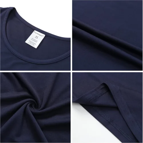 Vista 6 de Formeet17 Paquete de 2 camisetas de manga larga para mujer