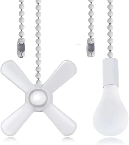 Vista 8 de Cadena de extensión de ventilador de techo con bombilla decorativa y cable de 13.6 pulgadas, juego de cadena de bronce para lámpara de techo