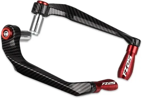 Vista 4 de Motorcycle Accessories for FZ16 FZ25 2008-2018 Handlebar Grips End Brake Clutch Lever Guards Protection (Color : Black)