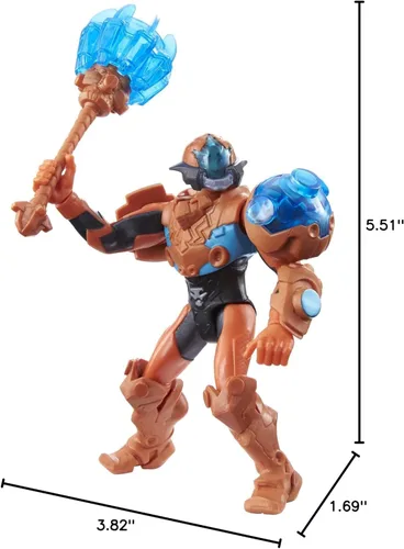 Vista 7 de He-Man and The Masters of the Universe Toy, figura de acción de Duncan de Man-at-Arms, movimiento de ataque de poder y accesorio, personaje de héroe