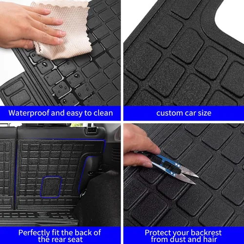 Vista 6 de Rongtaod Tapete de carga compatible con Honda CRV 2017-2022, forro de carga para maletero, revestimiento de maletero de elastómero termoplástico