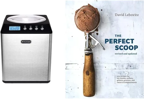 Vista 8 de Whynter ICM-201SB - Máquina de helado con compresor automático vertical de 2.1 cuartos de galón con cuenco de acero inoxidable en negro y libro