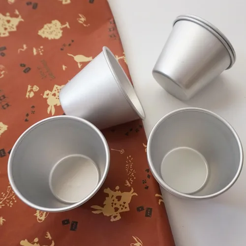 Vista 7 de Paquete de 6 moldes pequeños para popover, molde para pudín de Yorkshire, moldes para hornear profundos de aluminio, molde individual para mini