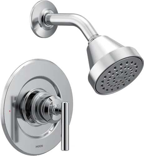 Vista 12 de Moen Gibson Níquel cepillado de rendimiento ecológico moderno para ducha con grifo de baño y mango con palanca, válvula Posi-Temp requerida