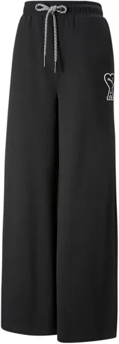Vista 3 de PUMA Ami X - Pantalones con cordón para mujer, tecnología casual y cómoda, color negro
