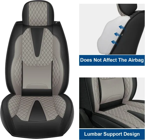 Vista 108 de Fundas de asiento para Toyota 4runner 2003-2025, fundas de asiento de automóvil de cuero impermeables, resistentes a los arañazos, fáciles