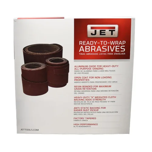 Vista 2 de JET Papel de lija listo para envolver de 22 pulgadas, grano 36 (60-2036)