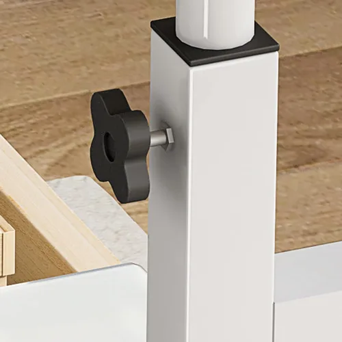 Vista 8 de Roadoor Escritorio de computadora de altura ajustable, escritorios de oficina para espacios pequeños, mesa compacta para mesita de noche, escritorio