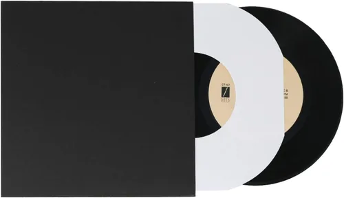 Vista 4 de BIG FUDGE Pro Blank Album Jackets - 7 pulgadas x negro - 20 cubiertas de discos de vinilo (400 gsm) - Cubierta de álbum para discos - Mangas