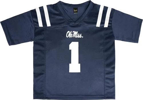Vista 32 de Little King NCAA Touchdown Pass-Team - Camiseta de fútbol para niños pequeños, tallas 2T 3T 4T 6