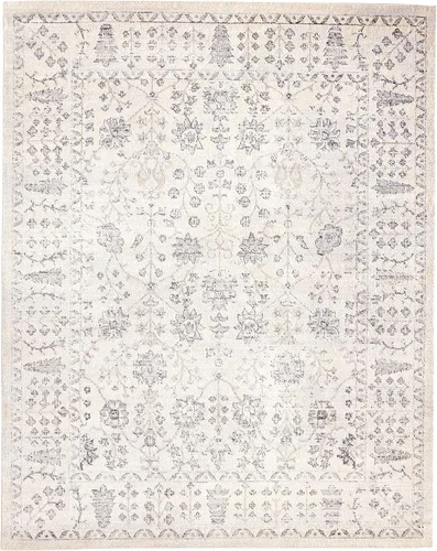 Vista 9 de nuLOOM Alfombra vintage tribal Bessie de 4 x 6, gris