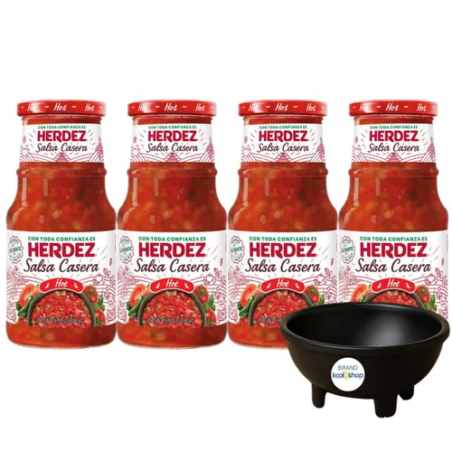 Vista 7 de Herdez Kool8shop Infinite Deals - Botella de vidrio suave de 16 onzas, paquete de 4 + 1 plato reutilizable para servir