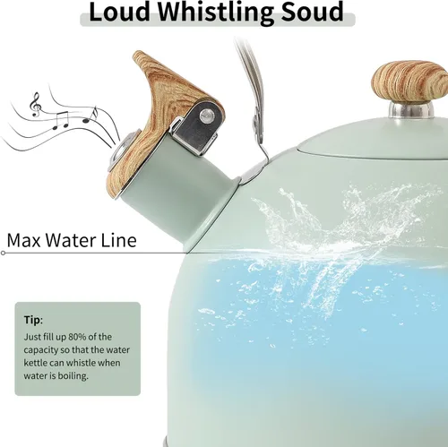 Vista 3 de Juego de tetera y salero y pimentero de 2.5 cuartos de galón