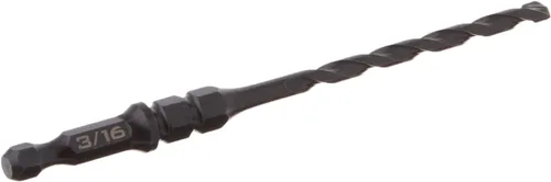 Vista 4 de IRWIN Tools 1870568 Impact Performance Series Instalación de tornillos para hormigón Broca de 3/16 pulgadas x 5 pulgadas para tornillos de 1/4