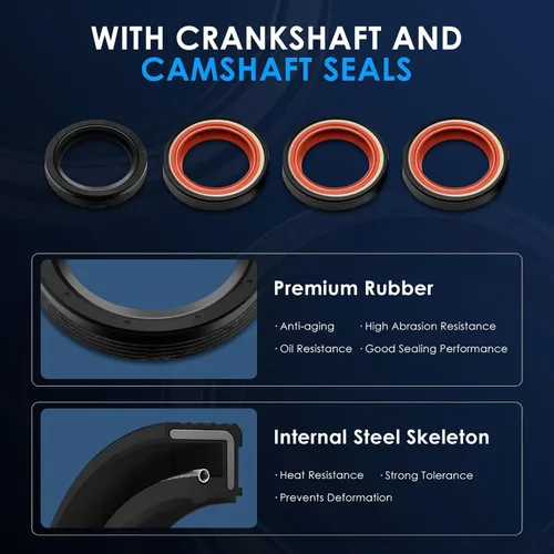Vista 6 de Kit de correa de distribución ECCPP con bomba de agua Compatible 2000-2006 para Audi TT para Quattro 2001-2005 para Volkswagen Beetle 2001-2006