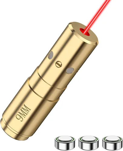 Vista 8 de CVLIFE Bore Sight Laser 223 5.56mm/9mm/.243.308/12 Calibre/7.62x39mm/.45 acp Visor Láser Rojo