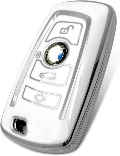 Vista 30 de La funda para llave de TPU suave avanzada es compatible con BMW X1 X5 iX i7 X6 X7 XM IX3 2023-2026 nueva llave serie 5 7 (negro)