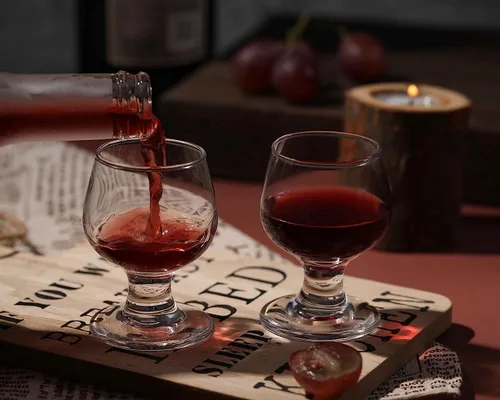 Vista 4 de Snifters 1.75oz Vasos de chupito Juego de 8 Lindas Copas para Brandy o Coñac (50ml 1.75 floz)