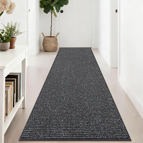 Vista 35 de BEQHAUSE Alfombra de Entrada de 20"x32" Tapete Interior para Puerta Antideslizante Lavable, Alfombras de Pasillo Absorbentes y Resistentes a Manchas