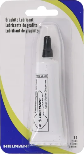 Vista 2 de Hillman 703185 Tubo de grafito 3G, lubricante blanco para cerradura de llave