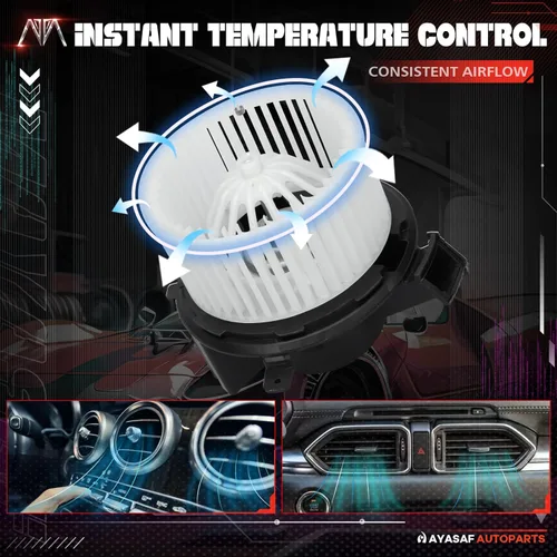 Vista 6 de MAYASAF 700092 Conjunto de motor ventilador HVAC compatible con Chevy Astro/Blazer/Corvette/Camaro, para GMC Safari/Sonoma/Jimmy, para Buick