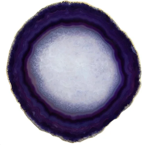 Vista 15 de rockcloud 1 pieza de piedras geodas de ágata chapada en oro, tarjeta de lugar, decoración irregular para el hogar, colección de cristales curativos