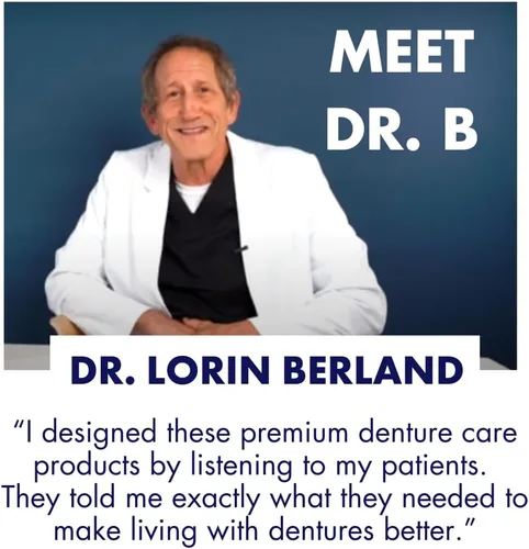 Vista 7 de Dr. B Dental Solutions Cleanadent Pasta de dientes para dentaduras y encías, pasta de dientes para dentaduras totalmente natural aceptada por la ADA