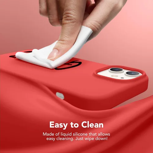 Vista 972 de GONEZ Funda magnética para iPhone 14, compatible con Magsafe, con protector de pantalla + protector de cámara, forro de microfibra antiarañazos