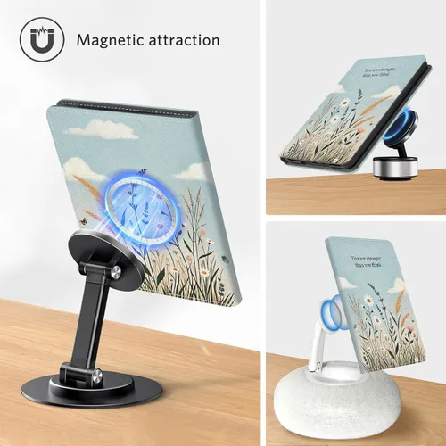 Vista 161 de CoBak Funda inteligente para Kindle Paperwhite de 6.8" de 11ª generación 2021 con función de encendido automático, ligera, delgada, de piel **Salvia