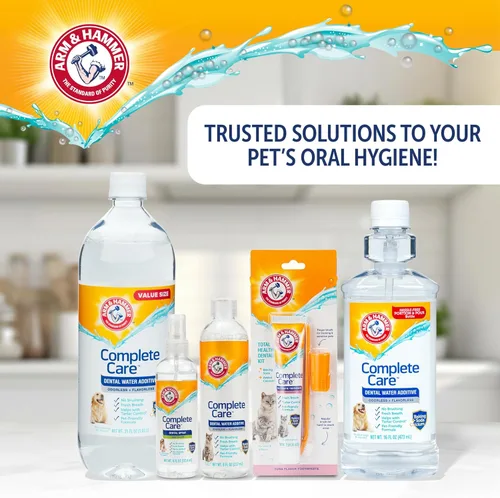 Vista 11 de Arm & Hammer Complete Care - Kit dental para perros, pasta de dientes enzimática para perros con sabor a atún, cepillo de dientes y cepillo de dedo