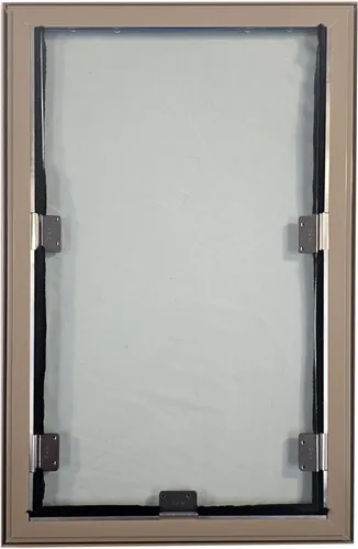 Vista 12 de Pantalla universal Puerta de gato y perro Se adapta a porches mosquiteros, puertas correderas y ventanas Instalación en medio de malla