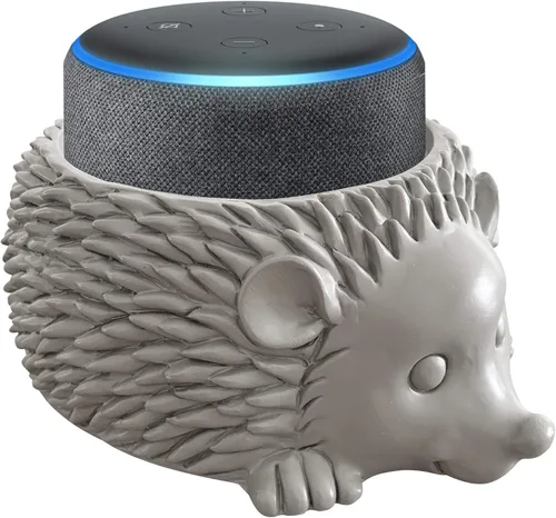 Soporte de mesa para altavoz inteligente (erizo) – Soporte decorativo para Amazon Echo Dot o Google Home Mini – Diseño portátil, sin interferencias