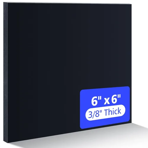 Vista 15 de Hoja de plástico de copolímero Delrin/Acetal negro, plástico de ingeniería de alto rendimiento para mecanizado CNC, bricolaje y aplicaciones