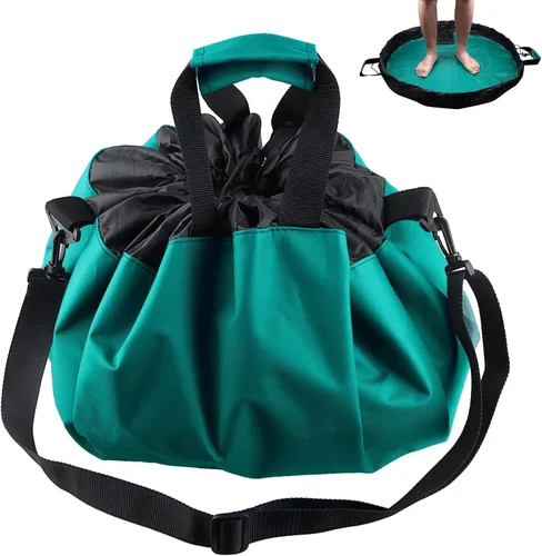 Vista 9 de Wetsuit Change Mat, Portable Large Beach Dry Bag Waterproof Changing Mats with Shoulder and Handle Strap for Surfing