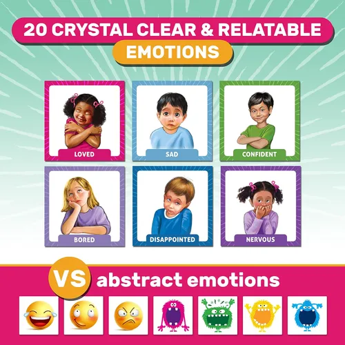 Vista 2 de Libro de volteo de sentimientos bajo control, tabla de emociones, herramienta para TDAH para niños, suministros para la esquina de calma