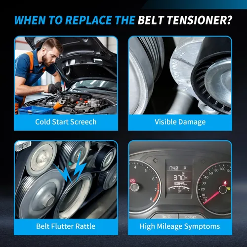 Vista 4 de Tensor de correa TUUMOND para Chevy Aveo 2004-2008, Aveo5 2006-2008